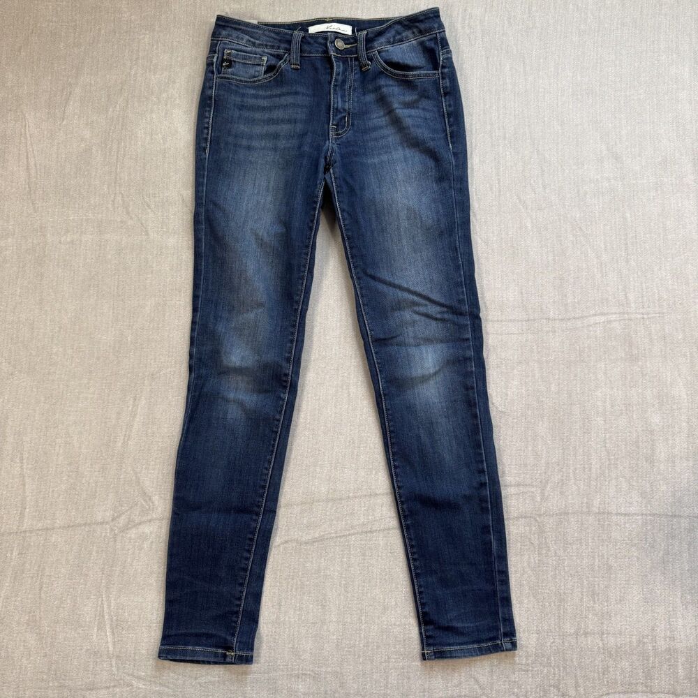 KanCan Alani Jeans mid-rise Skinny 5/26 Dark Wash Denim Style KC7092YT Cut 1704